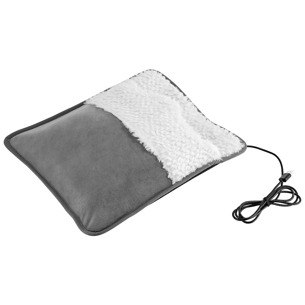 USB Electric Heated Foot Warmer for Home and Office Comfort - 16