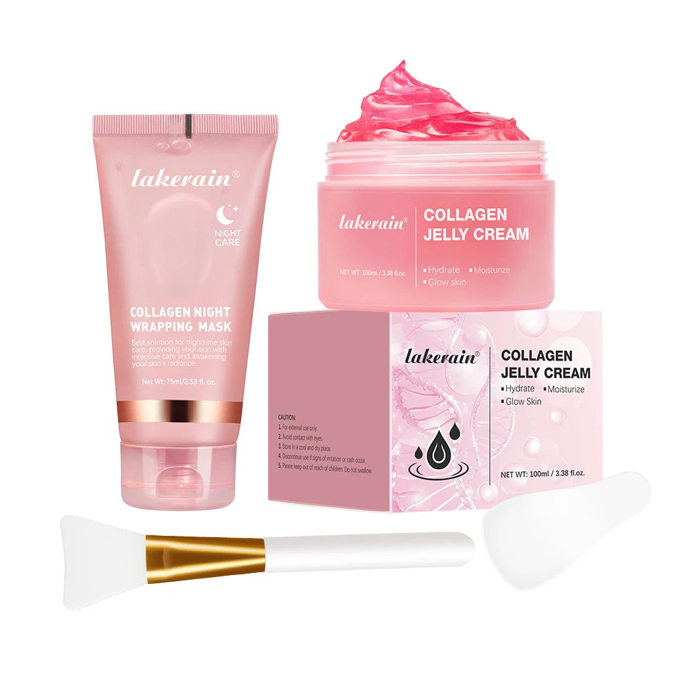 Collagen Overnight Wrapping Peel-Off Mask for Hydrating and Firming Skin