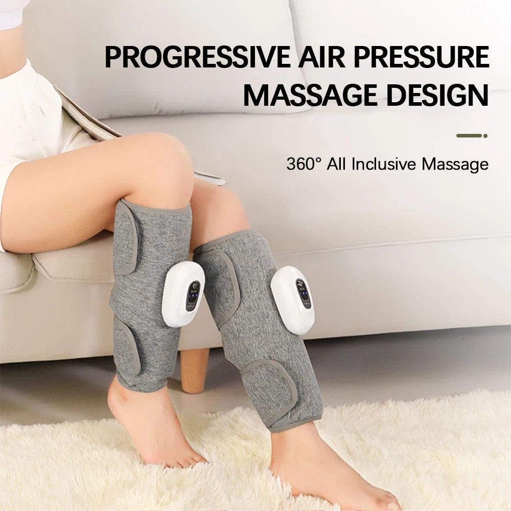 Wireless Air Compression Calf Massager for Leg Pain and Muscle Recovery