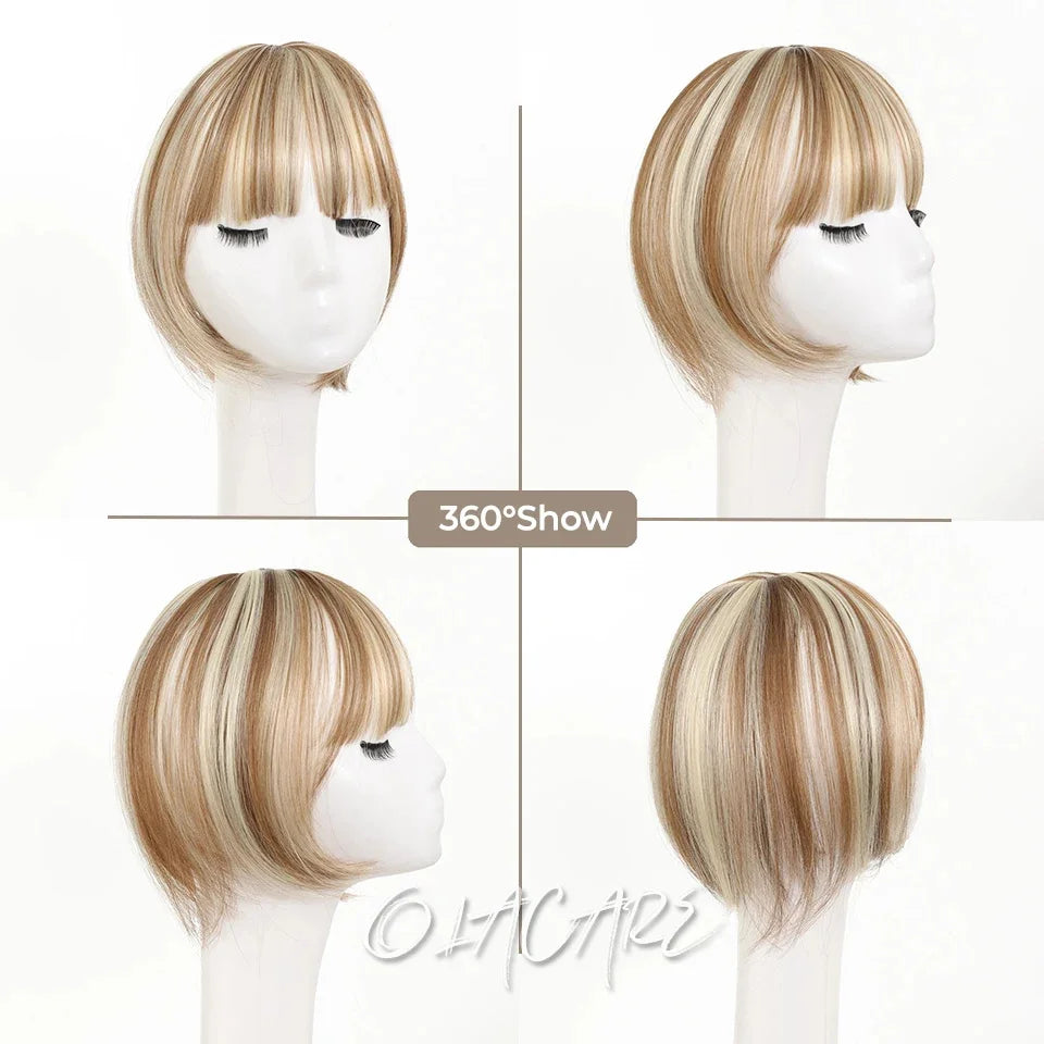 Clip-in Figure-Eight Bangs Hair Extension - 32