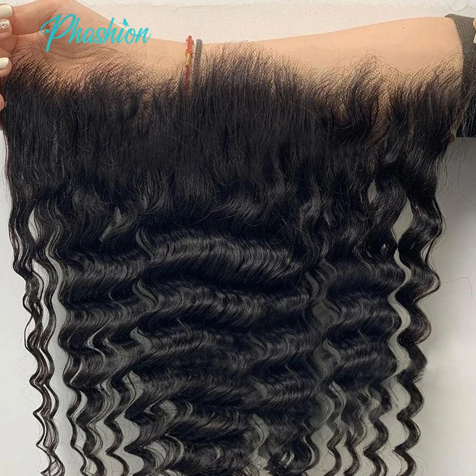 13x4 HD Lace Frontal Kinky Curly Human Hair Closure - 1
