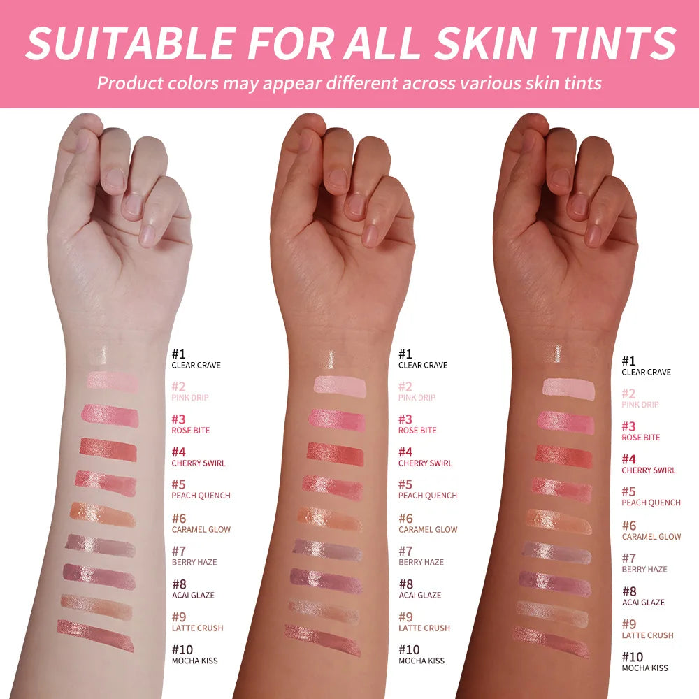 Glossy Glazed Hydrating Lip Balm for Plump and Smooth Lips - 6