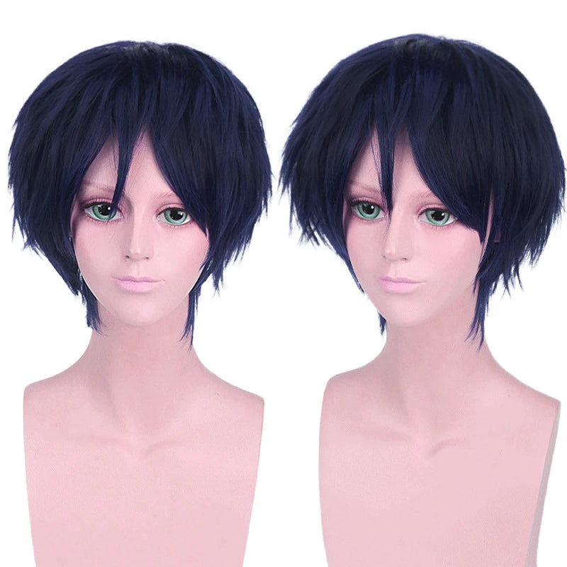 Short Bob Wig with Bangs for Cosplay and Daily Costume Parties