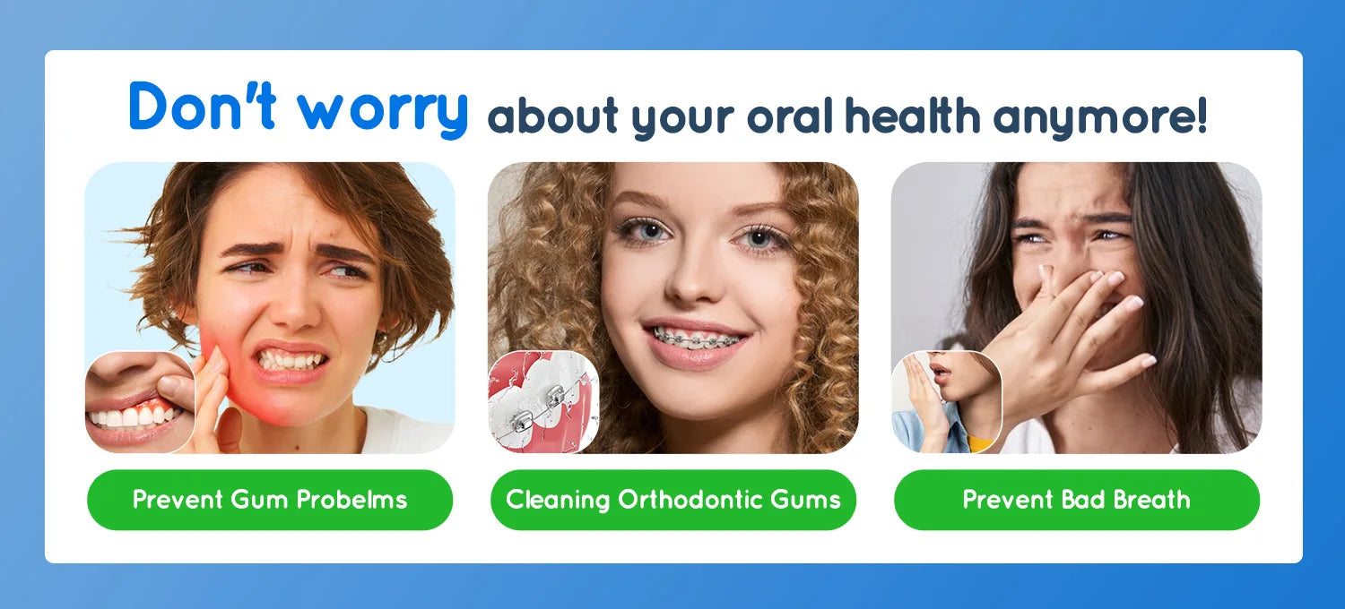 Electric Oral Irrigator and Sonic Toothbrush Combo for Deep Teeth Cleaning - 7