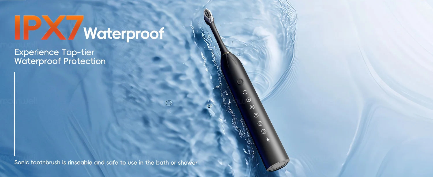 Portable Cordless Water Flosser and Sonic Electric Toothbrush Oral Care Set - 18
