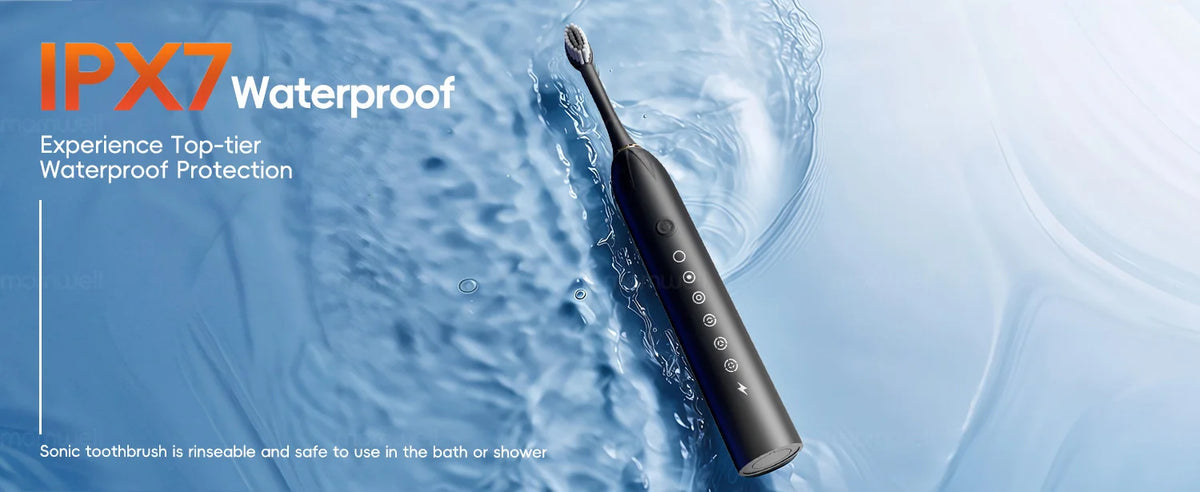 Portable Cordless Water Flosser and Sonic Electric Toothbrush Oral Care Set
