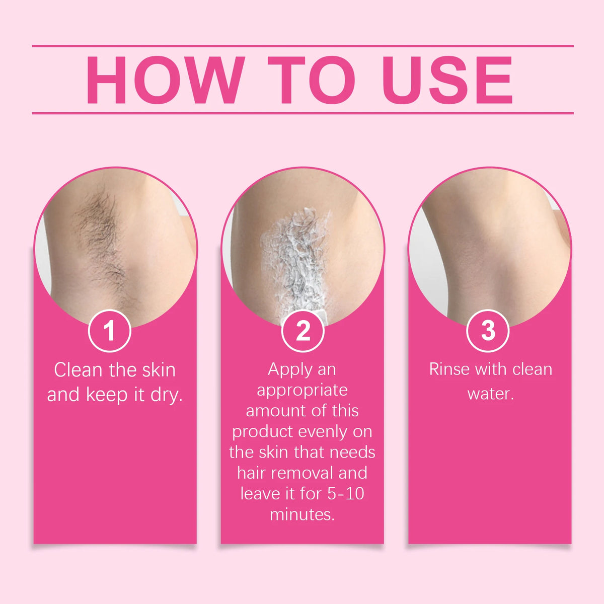 Gentle Hair Removal Cream and Soothing Oil for Sensitive Skin