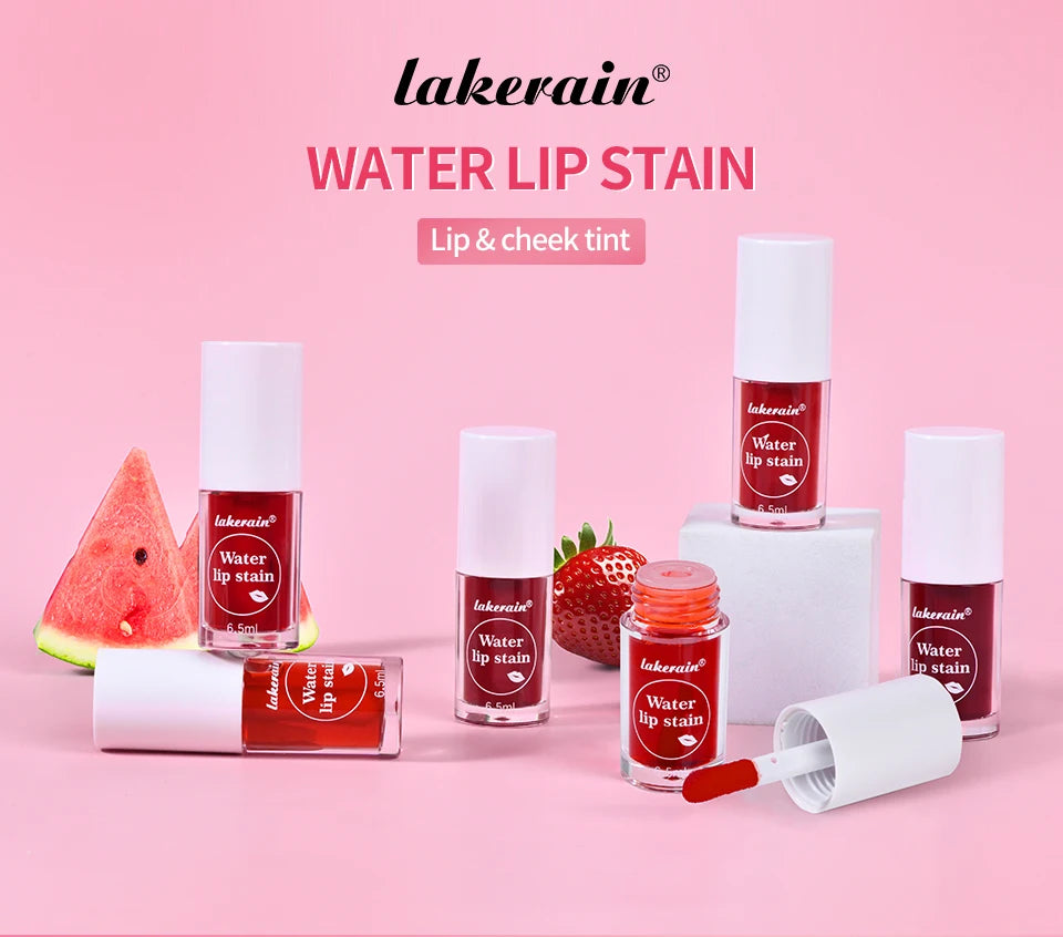 Waterproof Moisturizing Lip Tint and Liquid Blush for All-Day Wear