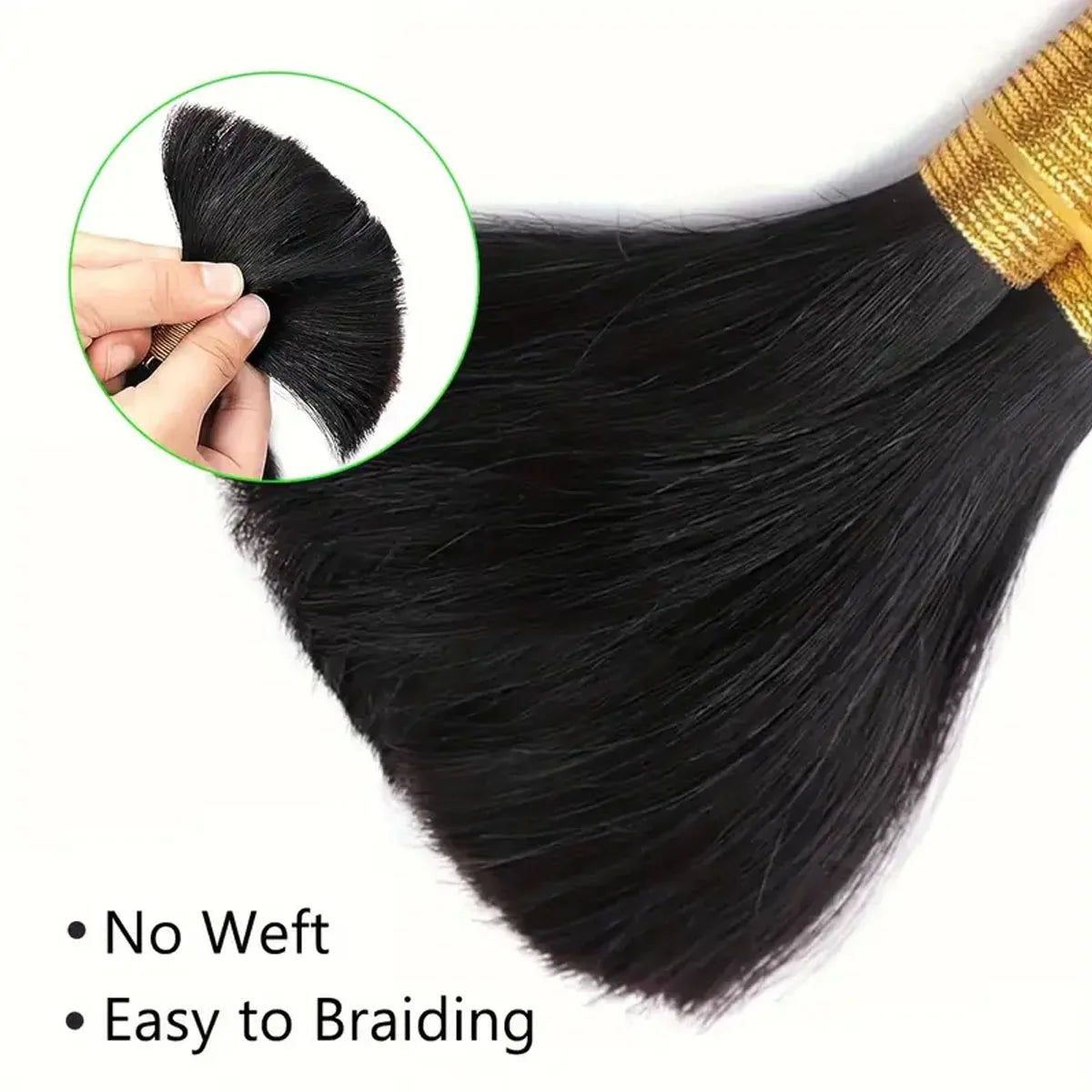 18-Inch Deep Wavy Synthetic Crochet Braiding Hair Extensions