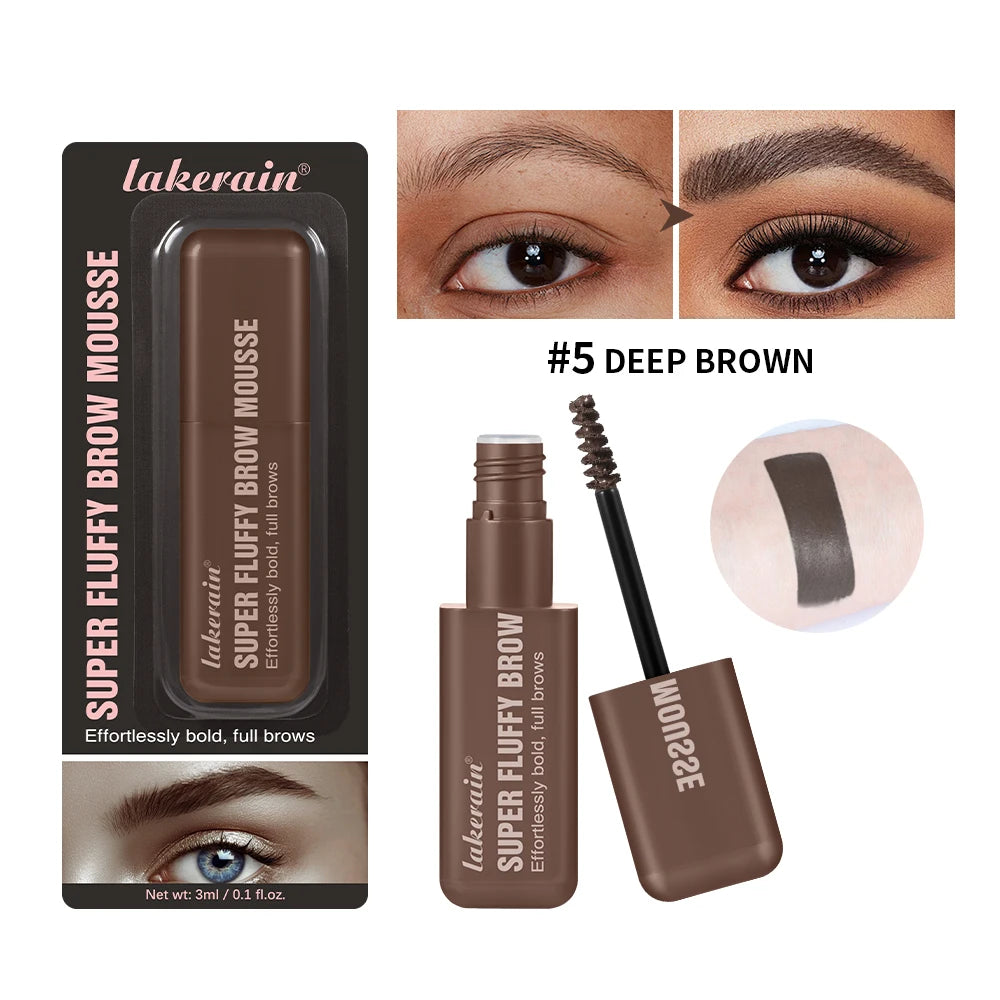 Waterproof Fluffy Brow Mousse for Natural and Volumized Eyebrows - 24