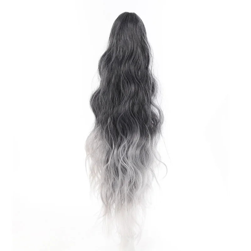 24 Inch Wavy Ponytail Hair Extension with Comb