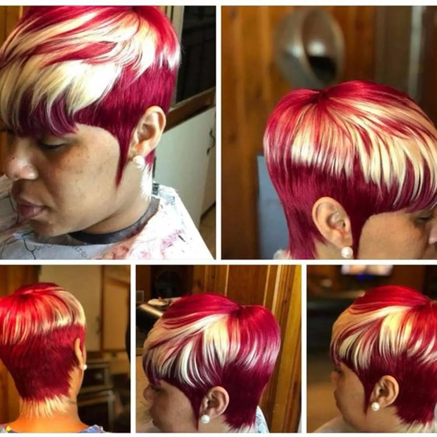 Short Wavy Pixie Cut Wig for Daily Wear - 6