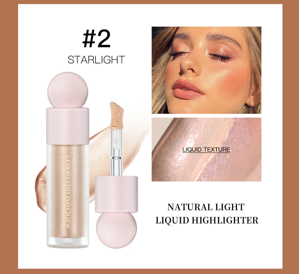 Liquid Highlighter for Radiant Glow and Natural Brightened Skin Finish