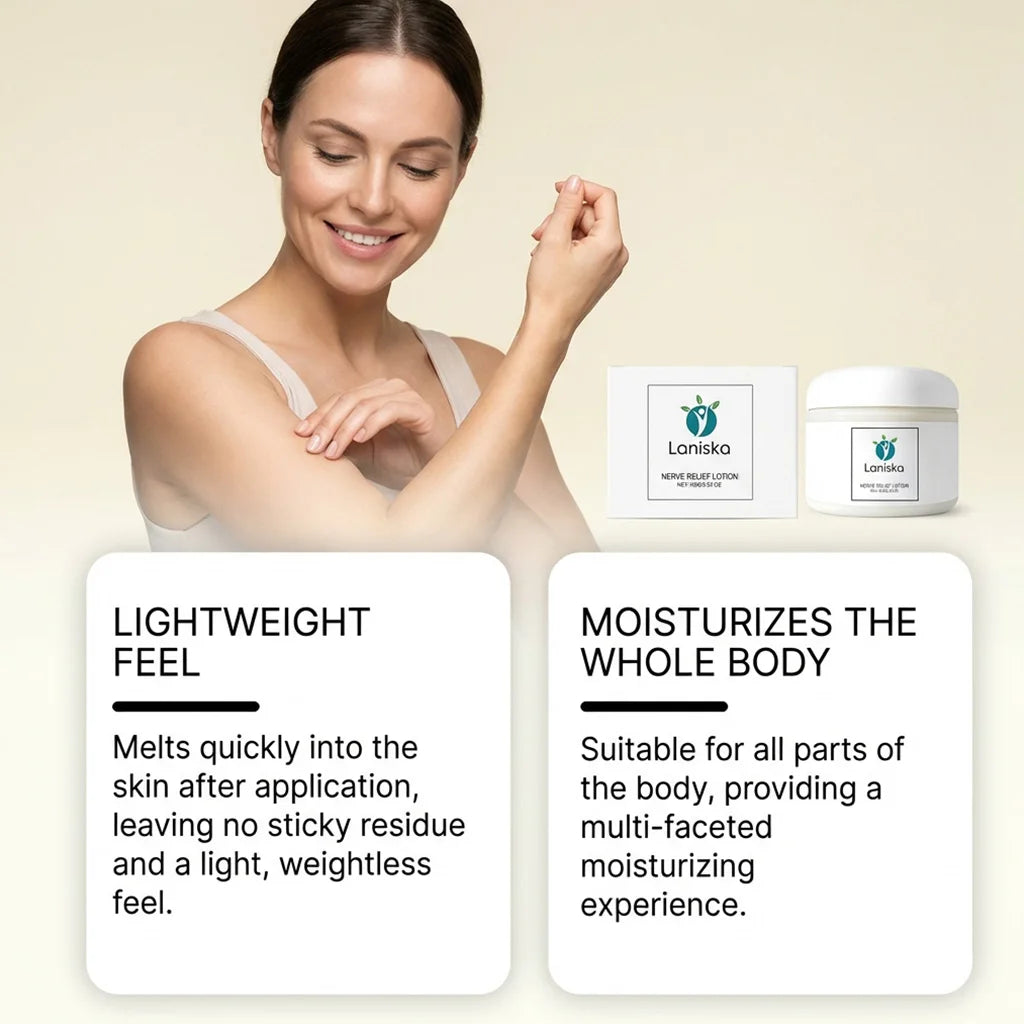 Soothing Nerve Relief Lotion for Tired Body Skin and Muscle Discomfort
