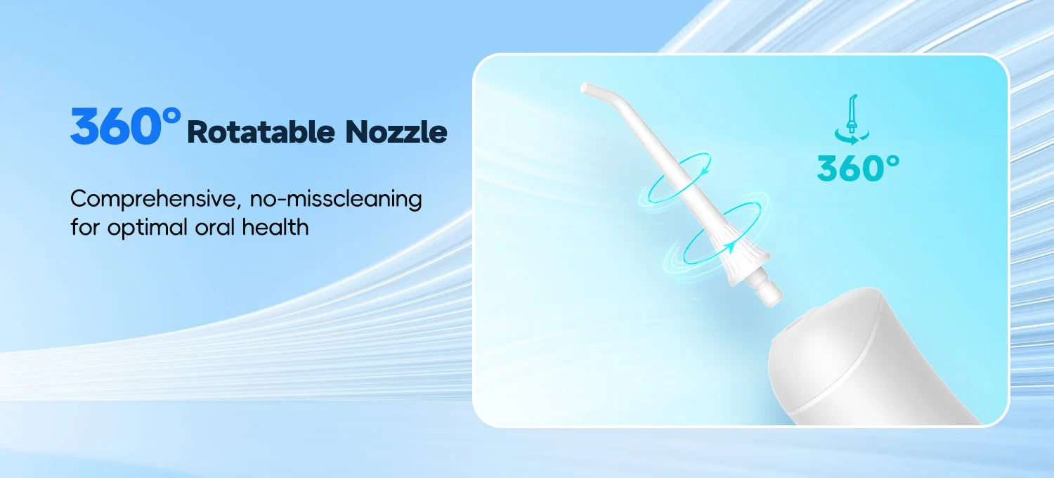 Portable Electric Oral Irrigator and Nasal Rinse Cleaning System - 10