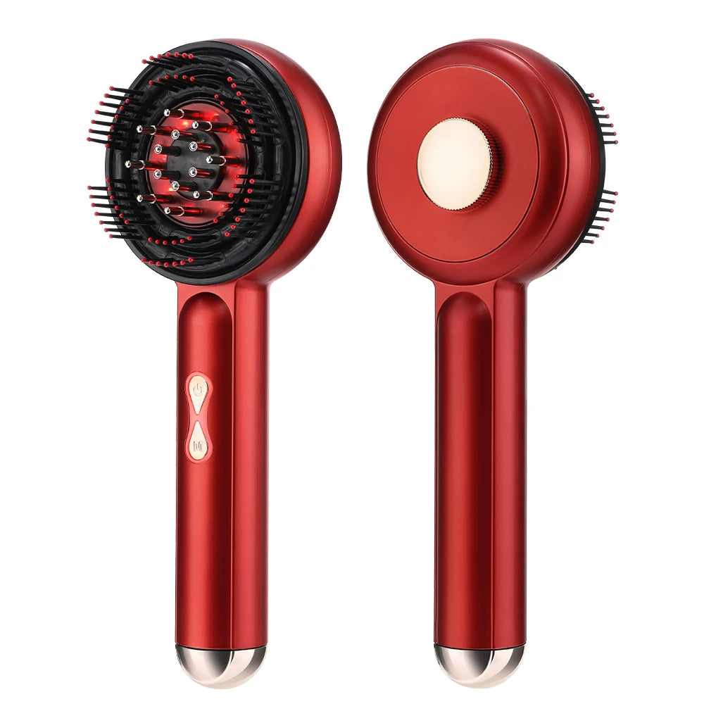 Electric Scalp Massage Comb with Essential Oil Applicator and Red Light - 22