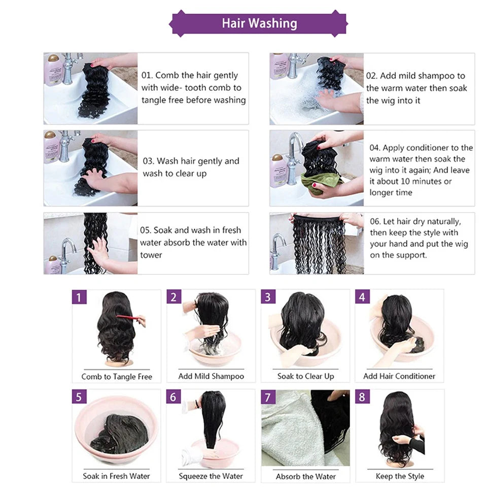 13x6 Transparent Lace Frontal Loose Wave Human Hair - 14