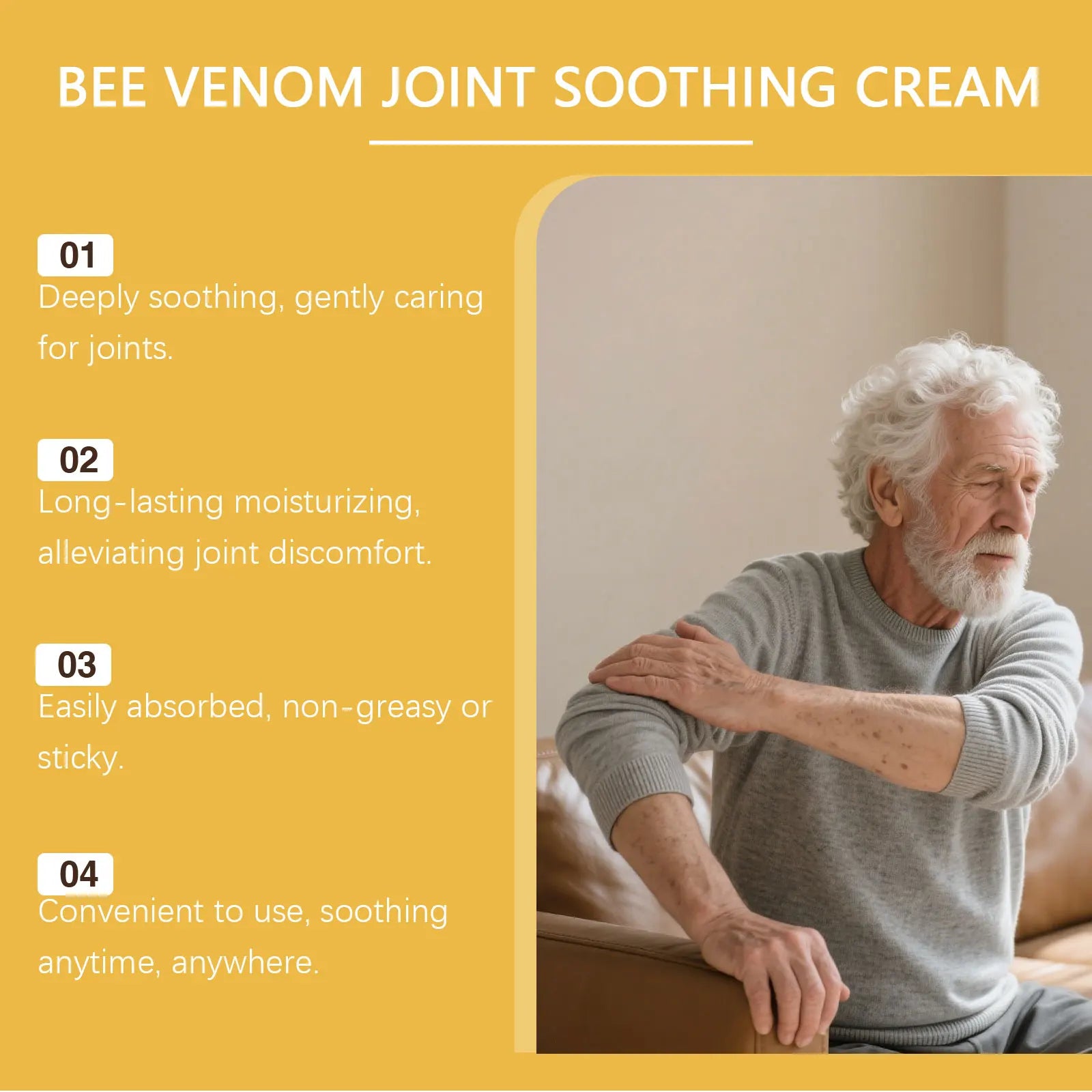Bee Venom Joint Soothing Cream for Muscle and Joint Relief - 15