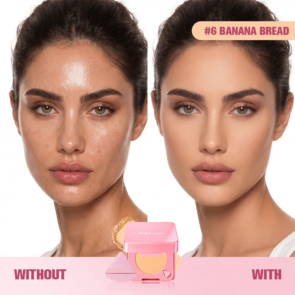 Matte Foundation Stick and Setting Powder Makeup Set for Flawless Skin - 3