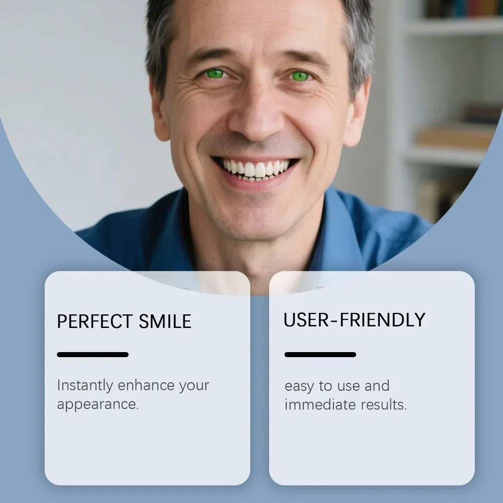 Temporary Silicone Denture Set for Comfortable Smile Restoration