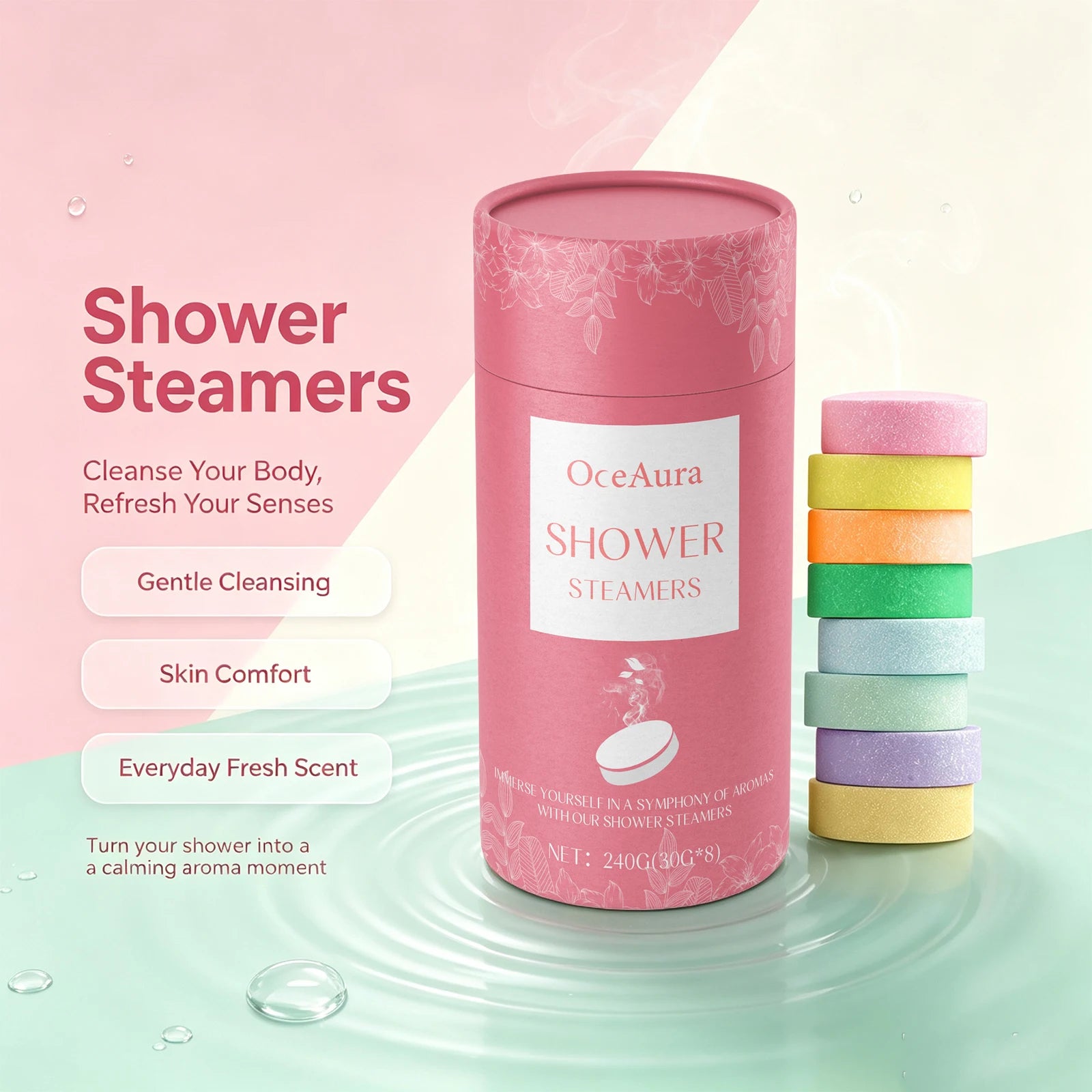 Aromatherapy Shower Steamers for Stress Relief and Relaxation - 1
