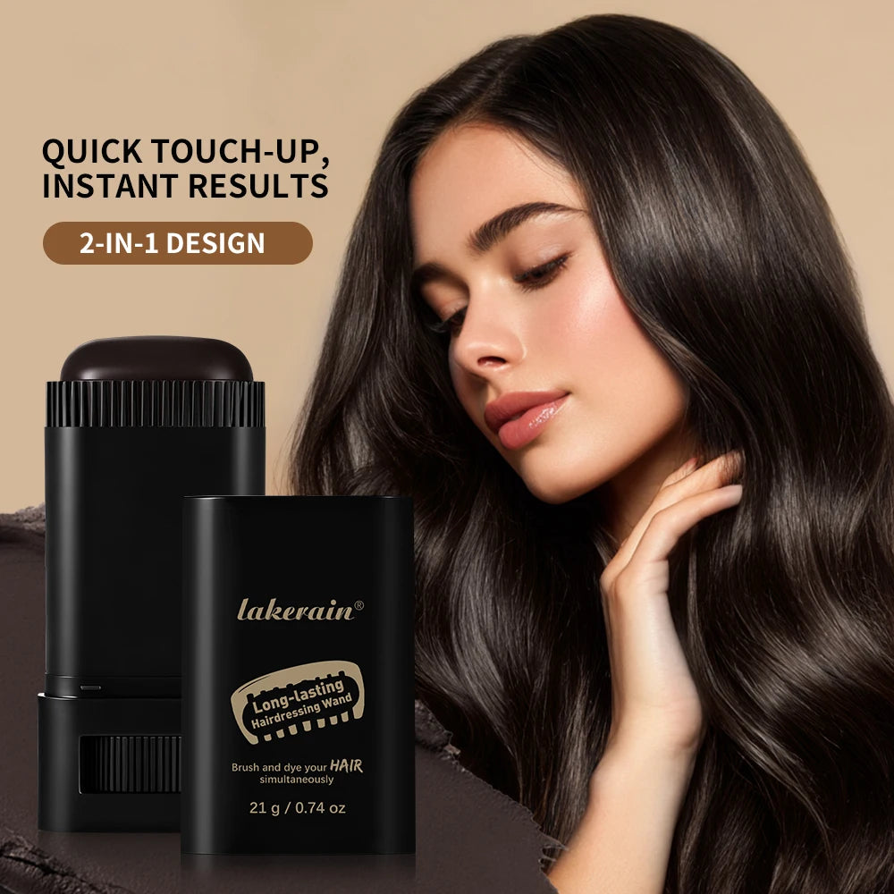 Instant Gray Hair Root Touch-Up Stick for Natural Color Coverage - 2