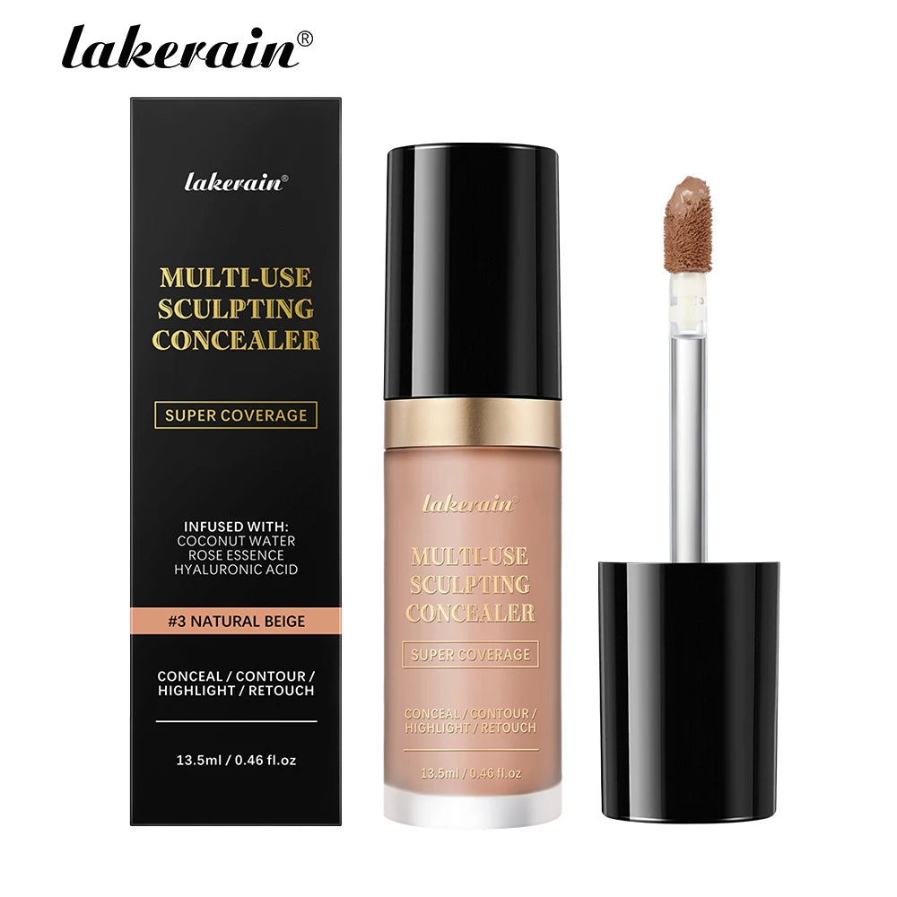 5-Color Full Coverage Waterproof Sculpting Concealer for Face and Blemishes - 24