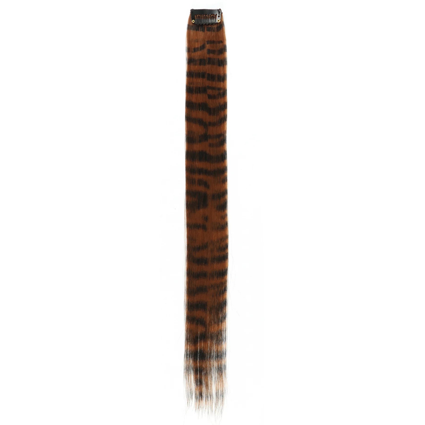 Colorful Leopard Print Clip-In Hair Extensions for Parties and Daily Use - 13