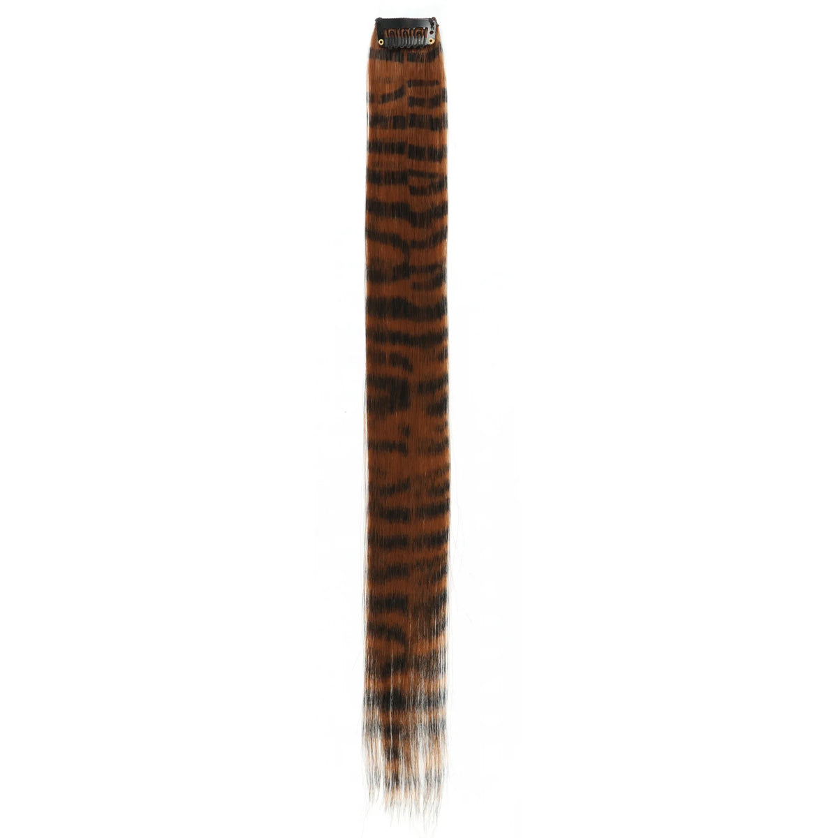 Colorful Leopard Print Clip-In Hair Extensions for Parties and Daily Use