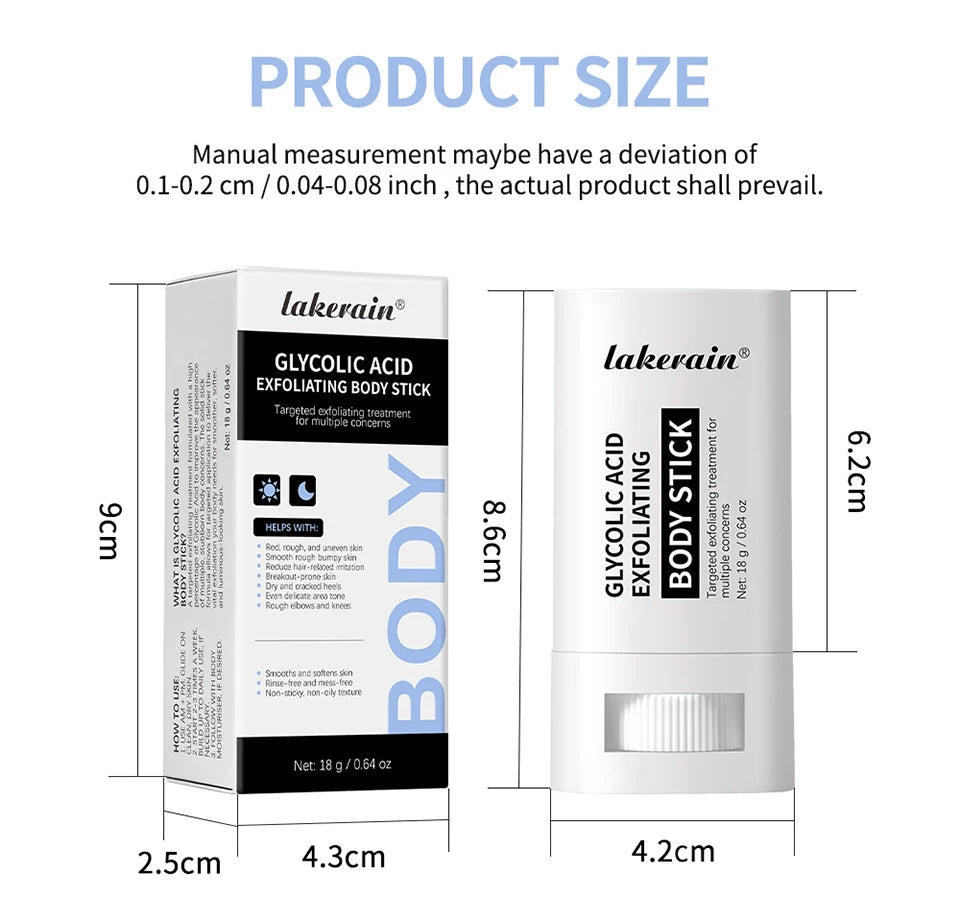Glycolic Acid Exfoliating Body Stick for Smooth and Radiant Skin - 17
