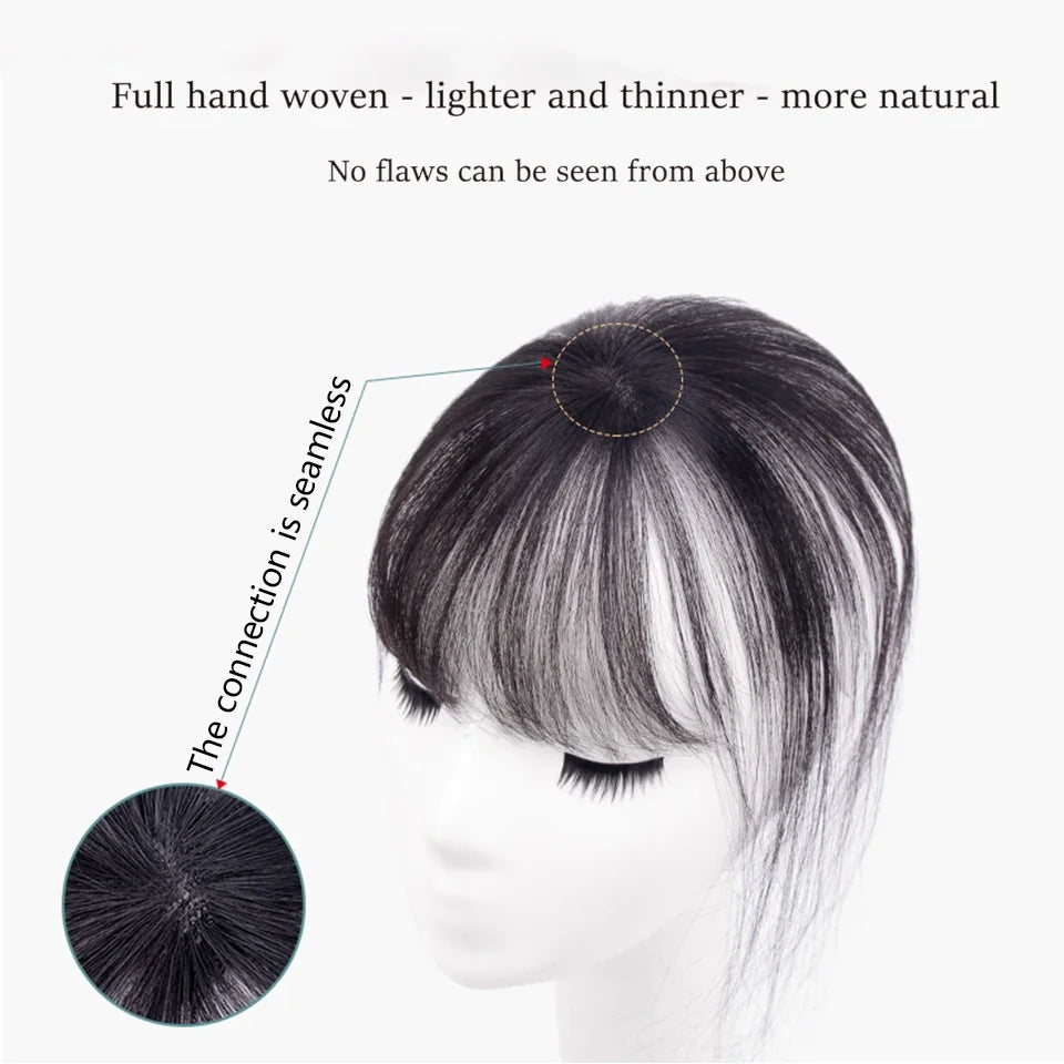 Clip-In Synthetic Hair Bangs for Instant Hairstyle Change - 2
