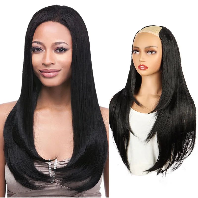 Long Straight Layered Clip-in Hair Extension for Women