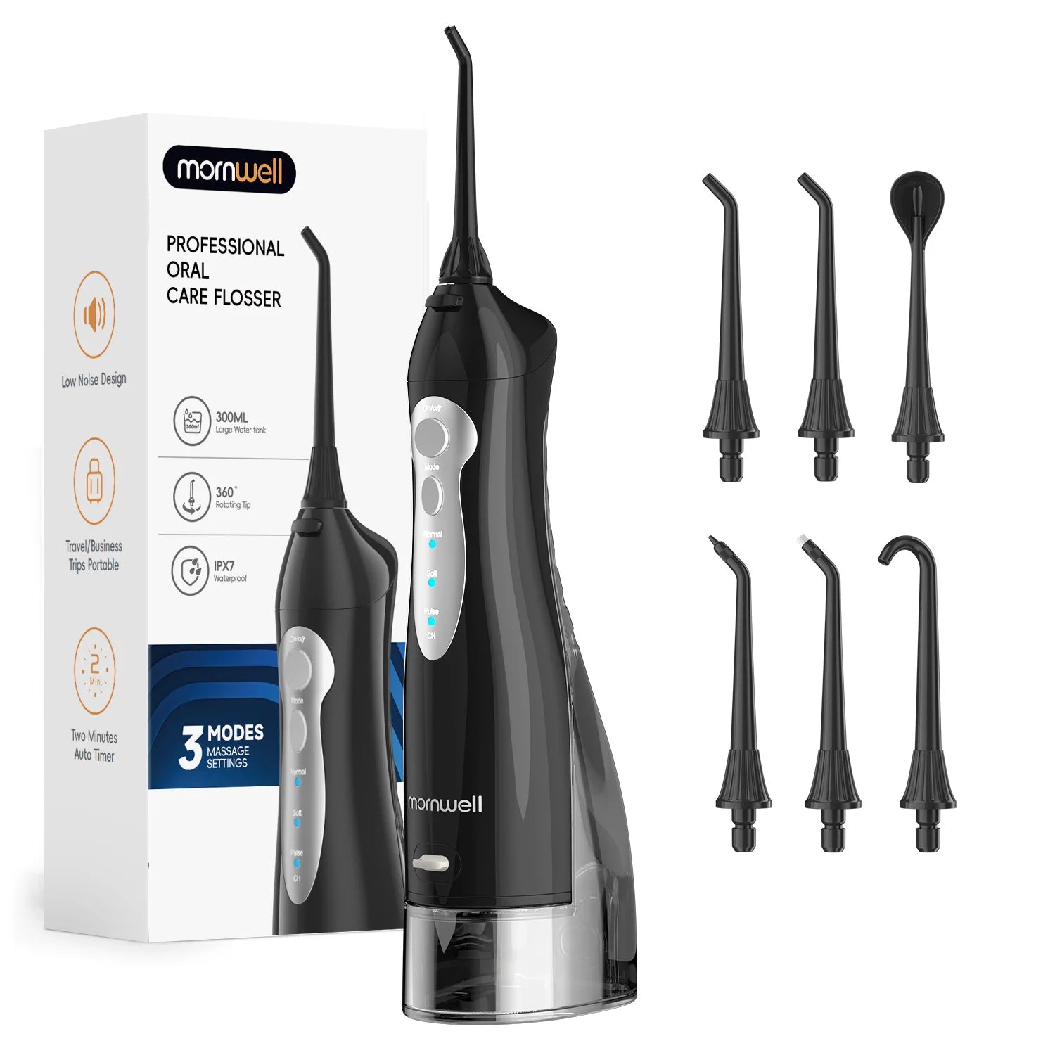 Portable Rechargeable Water Flosser for Deep Teeth and Gum Cleaning - 14