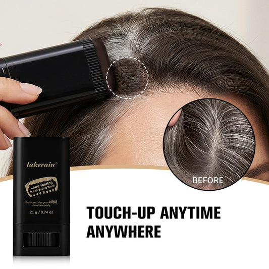 Instant Gray Hair Root Touch-Up Stick for Natural Color Coverage