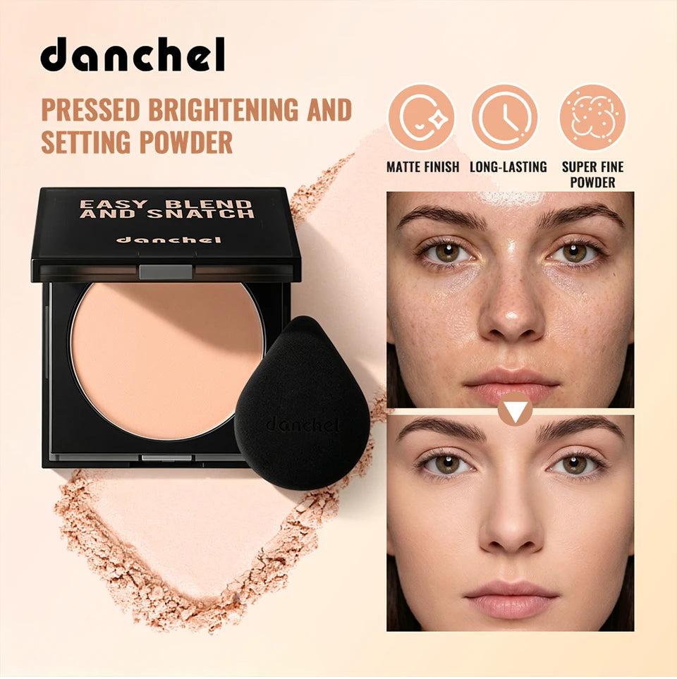 Oil Control Matte Pressed Powder for Flawless Long Lasting Face Makeup - 7