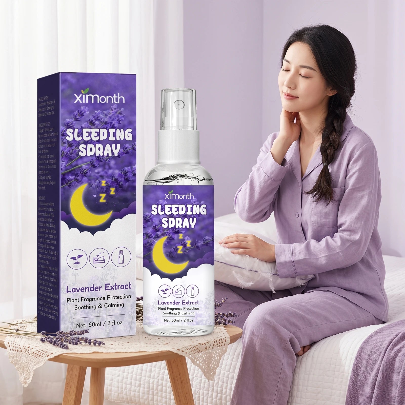 Lavender Calming Sleep Spray for Natural Anxiety Relief and Deep Rest - 6