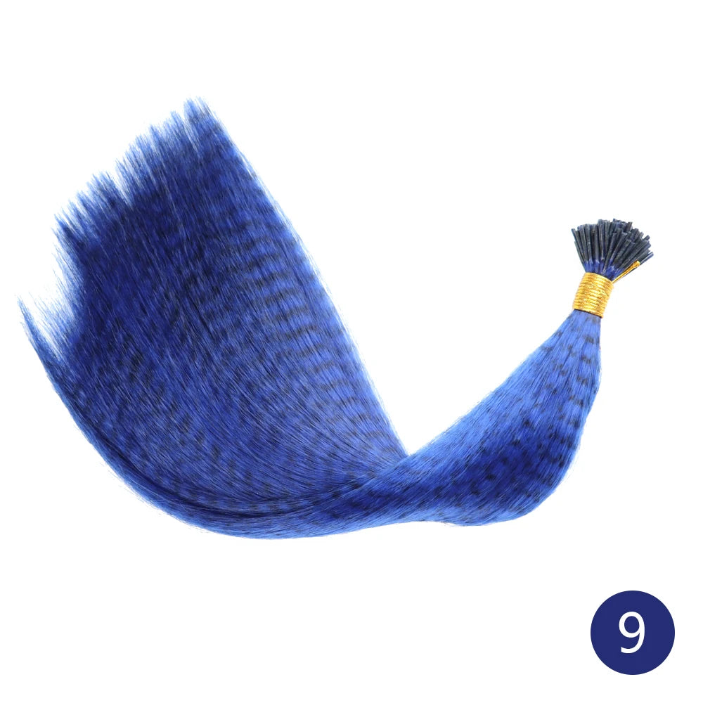 16-Inch Rainbow Feather Hair Extensions for Easy Highlights - 19
