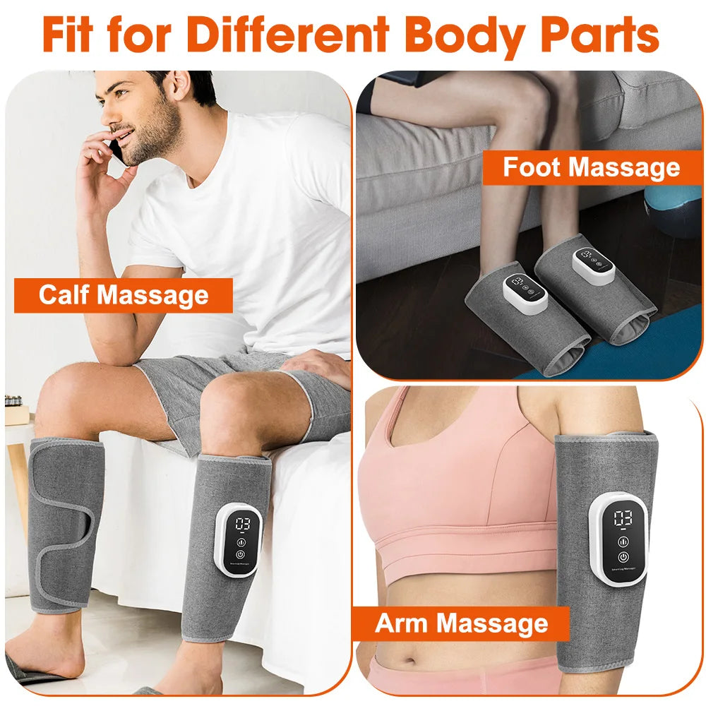 Wireless Air Pressure Calf Massager for Leg Pain Relief and Recovery - 18