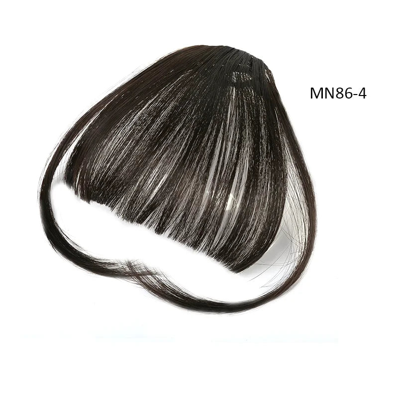 Clip-In Synthetic Wispy Bangs Hair Extension with Temples - 9