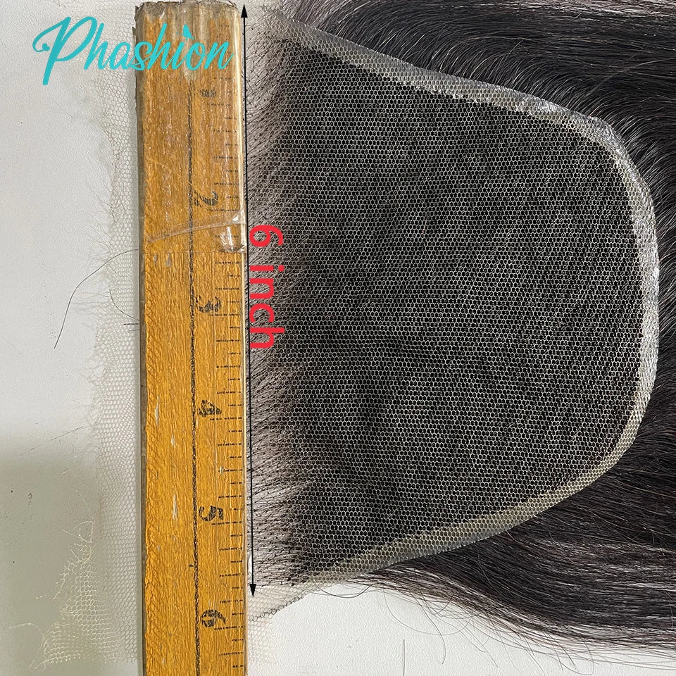 Straight Human Hair Lace Closure for Natural Seamless Styles - 11