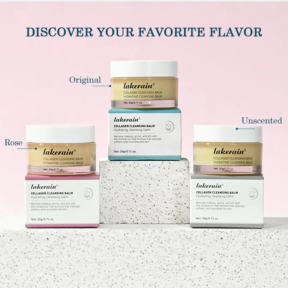 Collagen Cleansing Balm for Deep Makeup Removal and Hydrated Skin