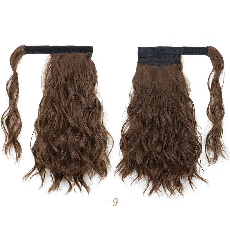 Short Curly Water Ripple Ponytail Hair Extension for Instant Volume