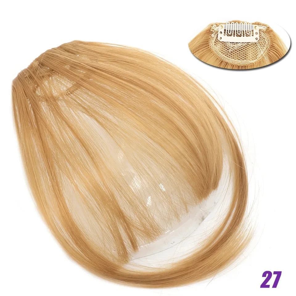 Clip In Air Bangs for Natural Hair Volumizing and Face Framing - 22