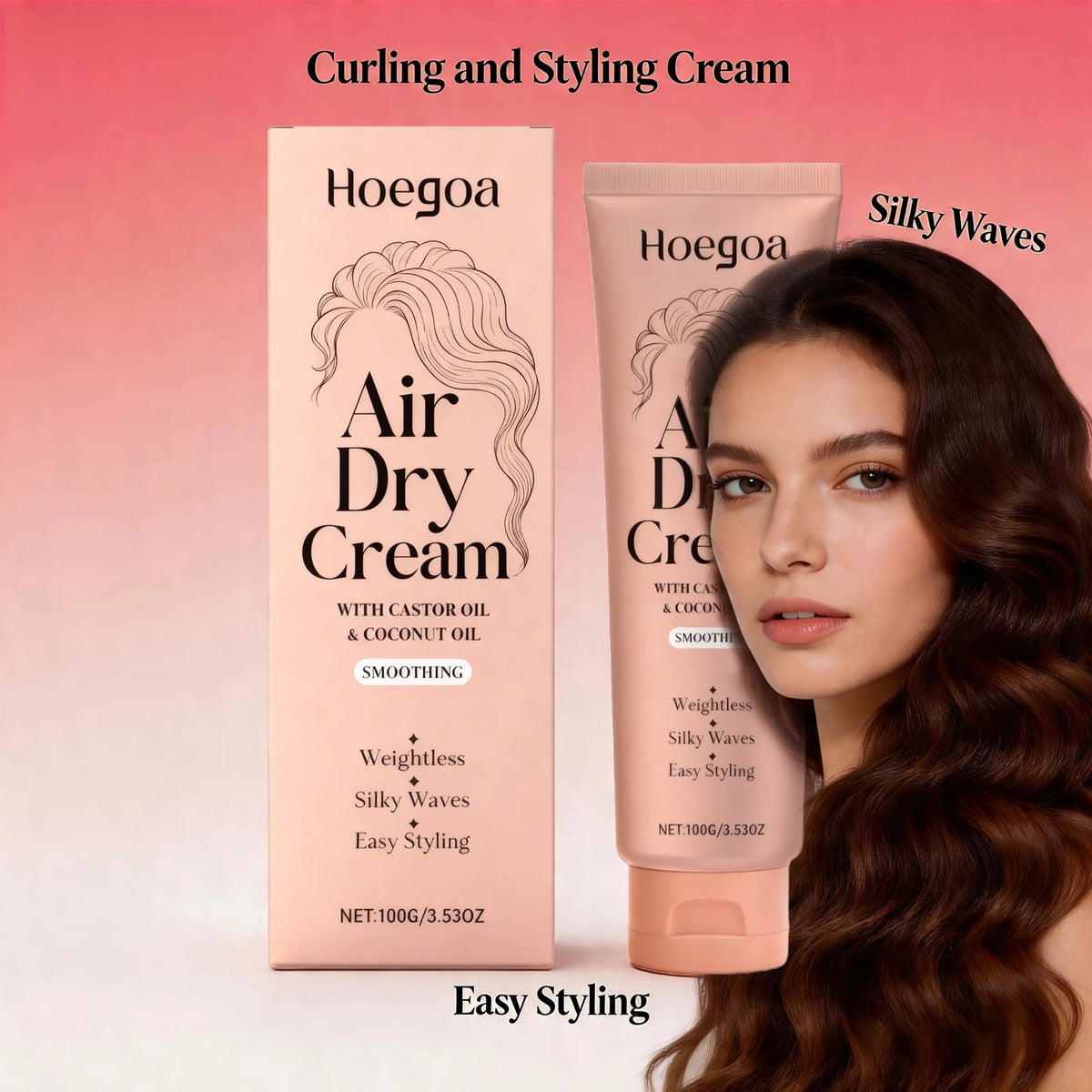 Hydrating Curl Defining Cream with Castor and Coconut Oil