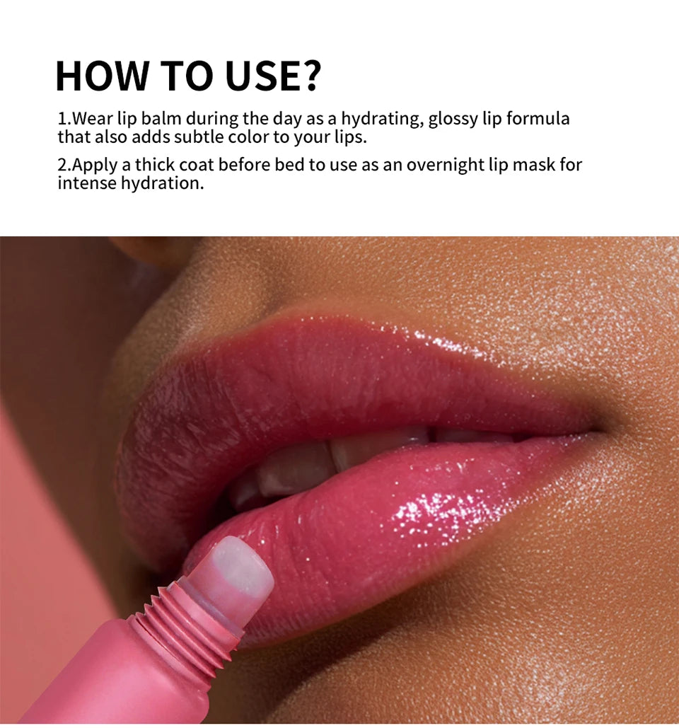 Hydrating Lip Gloss with Keychain for Long-Lasting Moisture and Shine