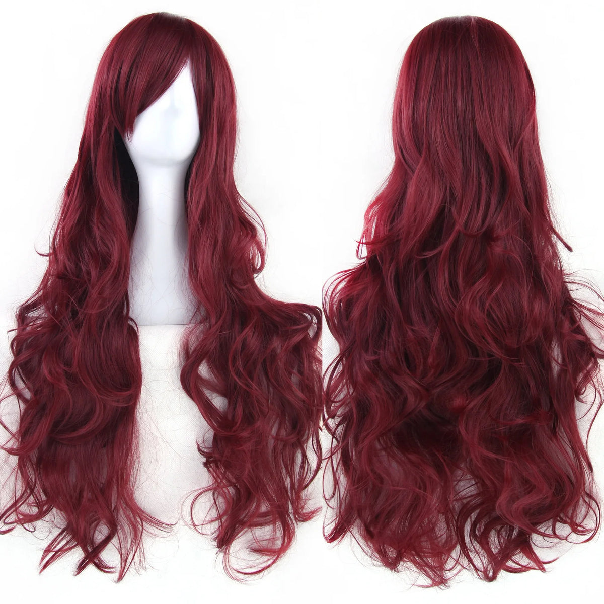 Long Curly Synthetic Cosplay Wig for Parties