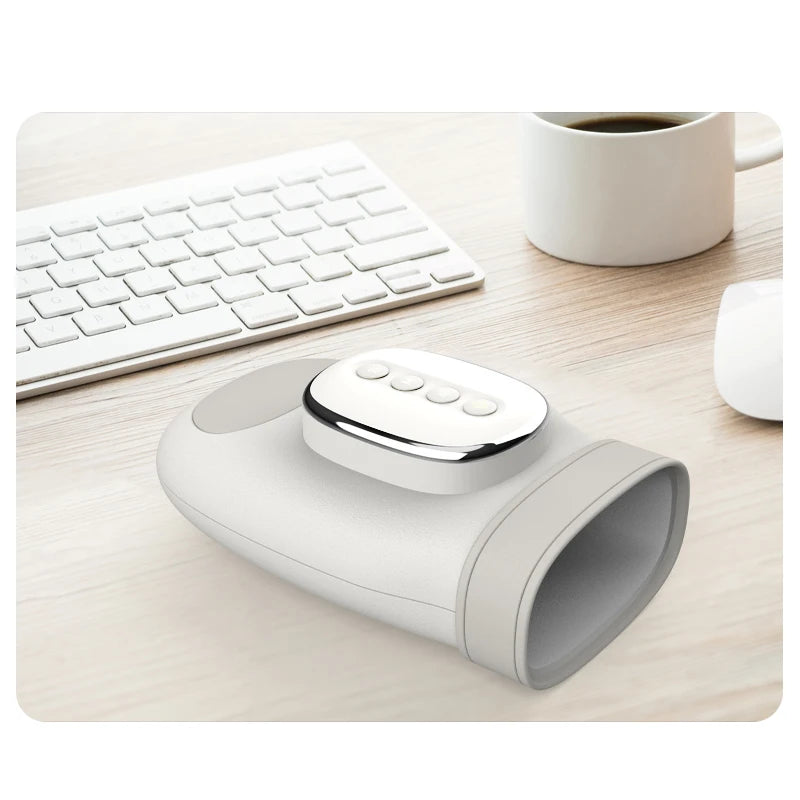 Electric Hand Massager with Airbag Compression for Palm and Wrist Relief