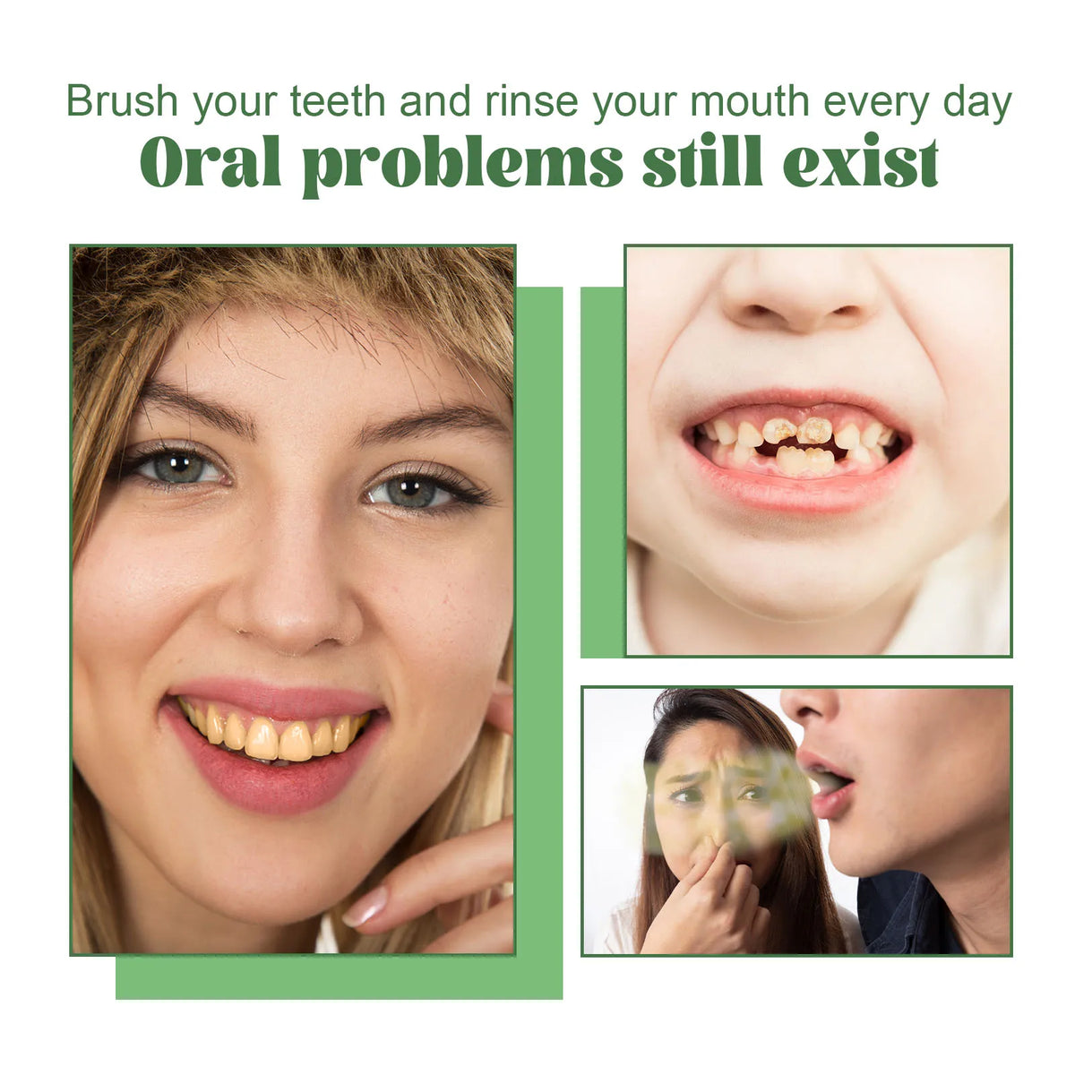 Foaming Teeth Whitening Mousse for Stain Removal and Fresh Breath