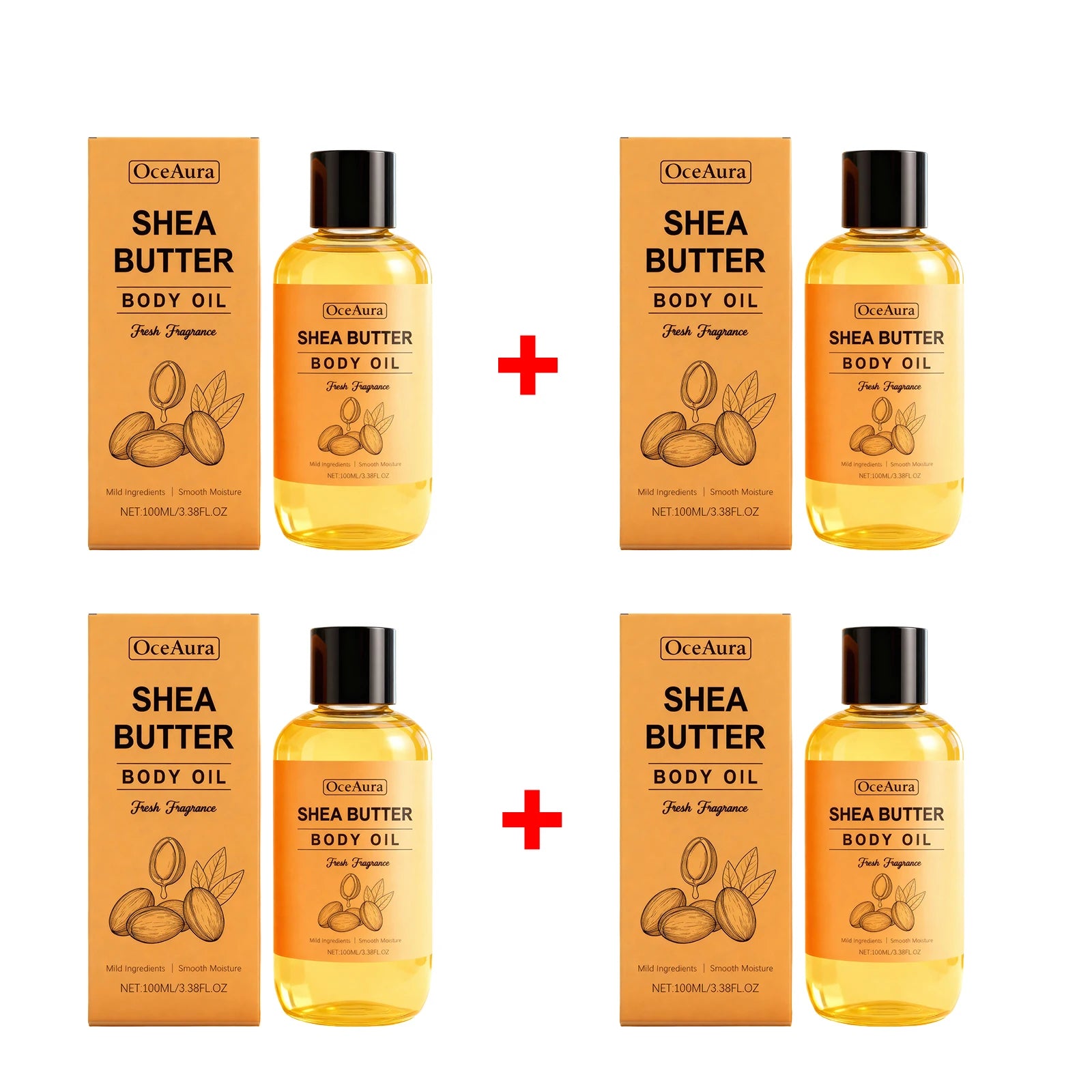 Shea Butter Nourishing Body Oil for Dry Skin Hydration - 19