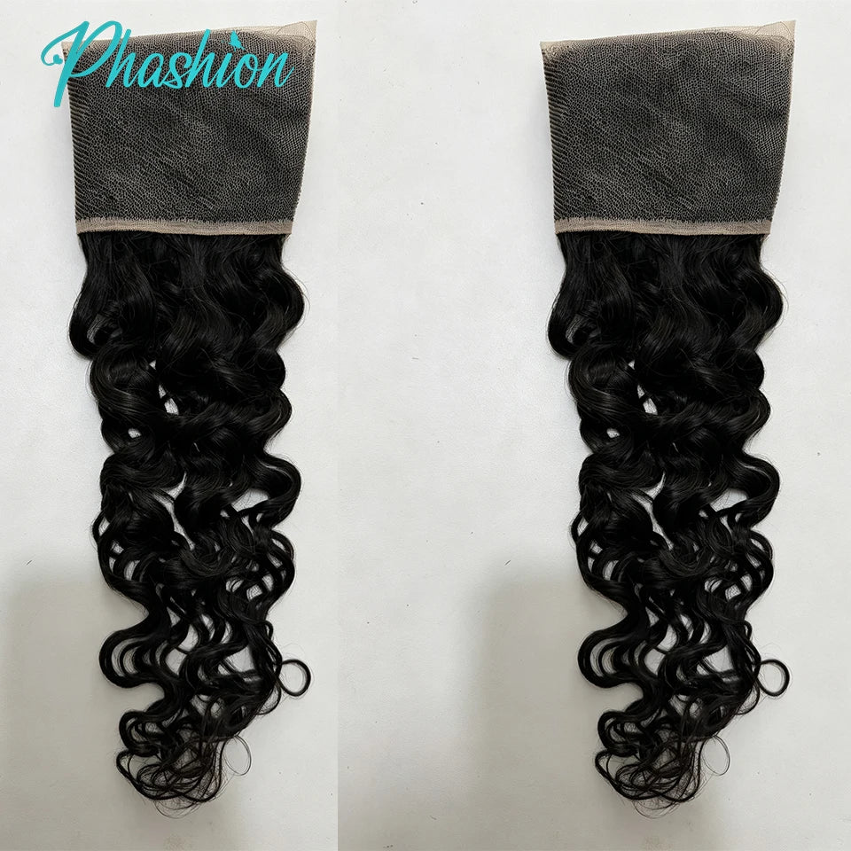 Water Wave Lace Frontal and Closure for Natural Hair Styles - 11